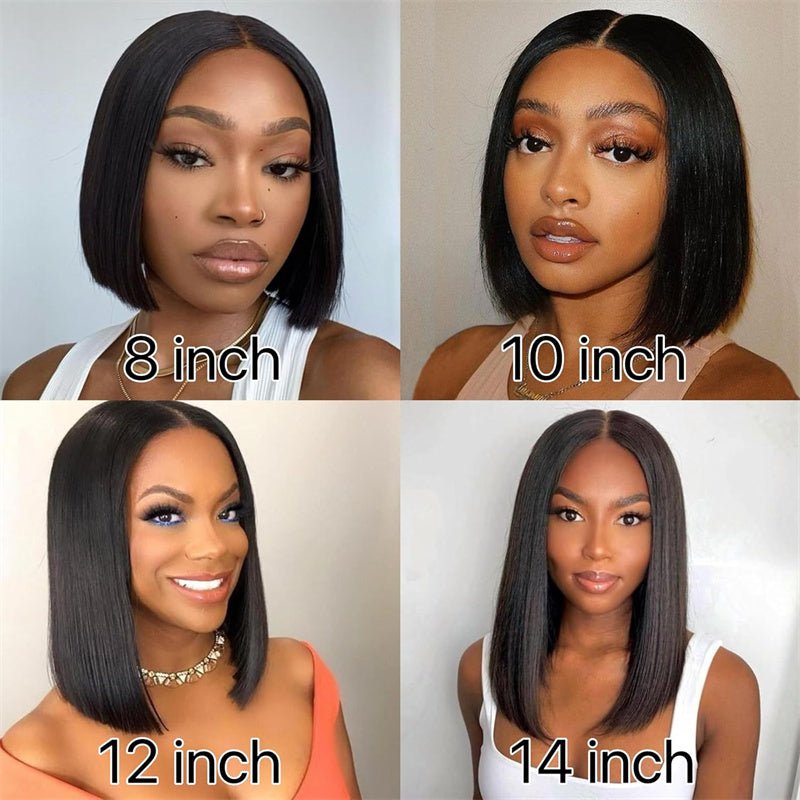 Flash Sale | Lemoda Short Bob Wigs Straight Hair 13x4 Frontal Bob Wigs 150% - Lemoda Hair