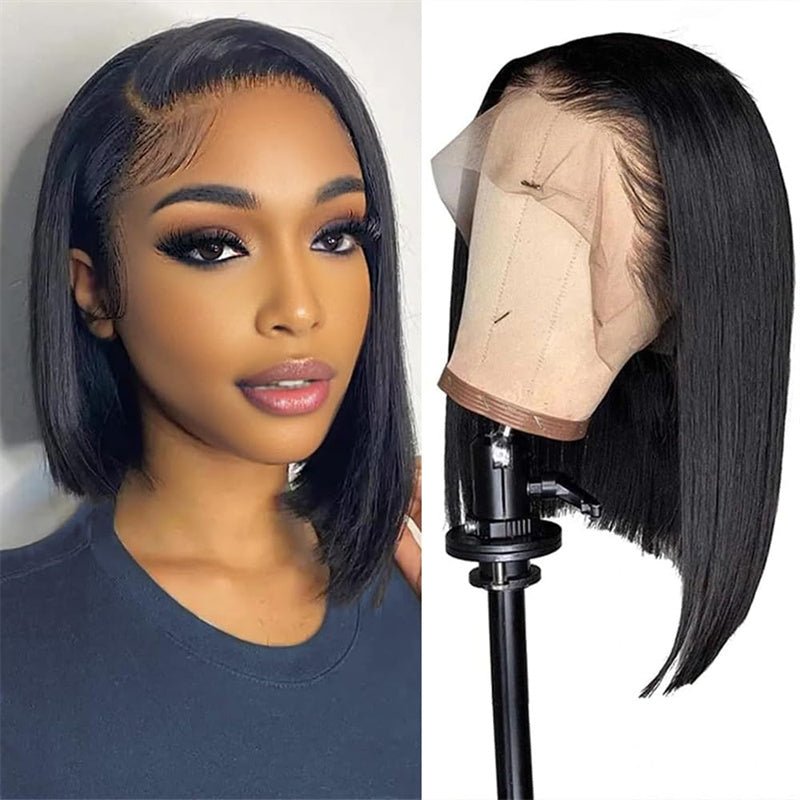 Flash Sale | Lemoda Short Bob Wigs Straight Hair 13x4 Frontal Bob Wigs 150% - Lemoda Hair
