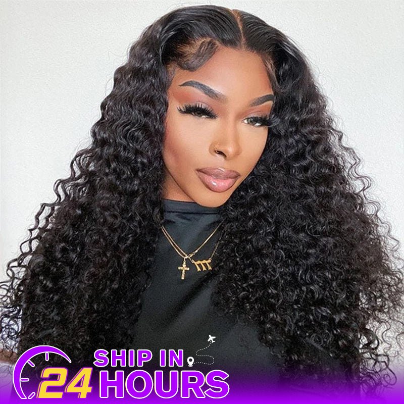 Glueless Wear Go Wig 7x5 Lace Wigs Water Wave Bleached Knots Human Hair Wigs - Lemoda Hair