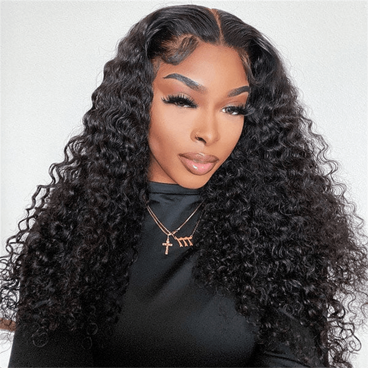 Glueless Wear Go Wig 7x5 Lace Wigs Water Wave Bleached Knots Human Hair Wigs - Lemoda Hair