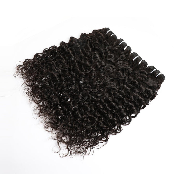 Indian Human Hair 4 Bundles Water Wave Virgin Hair Weaves - Lemoda Hair