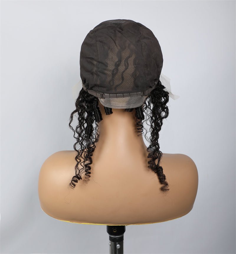 Lemoda 13x4 Lace Front Wig Cap Burmese Curly Human Hair - Lemoda Hair