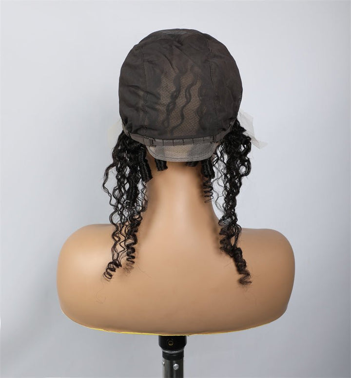 Lemoda 13x4 Lace Front Wig Cap Burmese Curly Human Hair - Lemoda Hair