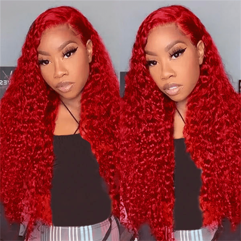 Lemoda 13x4 Lace Front Wigs Body Wave Curly Human Hair Colored Wigs Limited Deals - Lemoda Hair