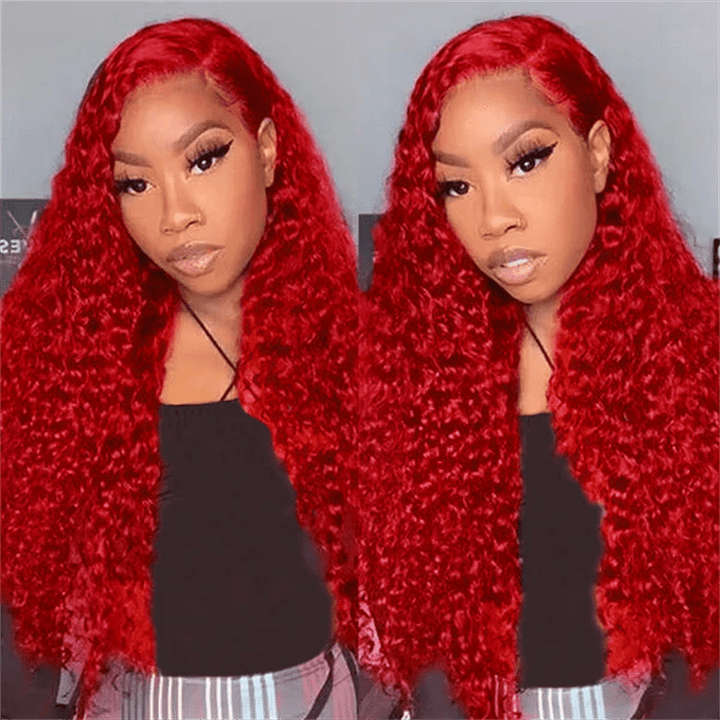 Lemoda 13x4 Lace Front Wigs Body Wave Curly Human Hair Colored Wigs Limited Deals - Lemoda Hair