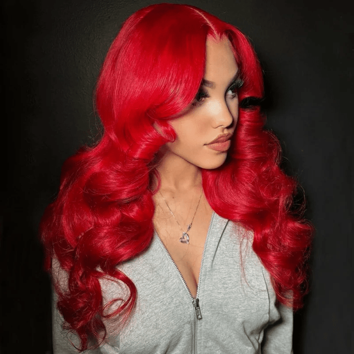 Lemoda 13x4 Lace Front Wigs Body Wave Curly Human Hair Colored Wigs Limited Deals - Lemoda Hair