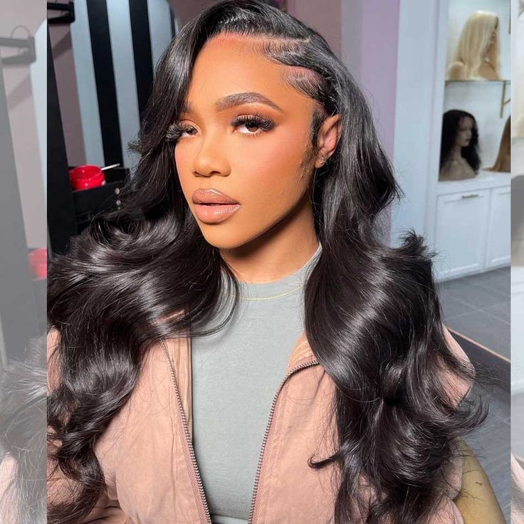 Lemoda 13x4 Lace Frontal Wig Body Wave 180% Density Transparent Lace Wig Brazilian Virgin Human Hair - Lemoda Hair
