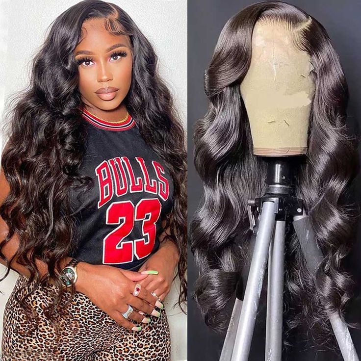 Lemoda 13x4 Lace Frontal Wig Body Wave 180% Density Transparent Lace Wig Brazilian Virgin Human Hair - Lemoda Hair