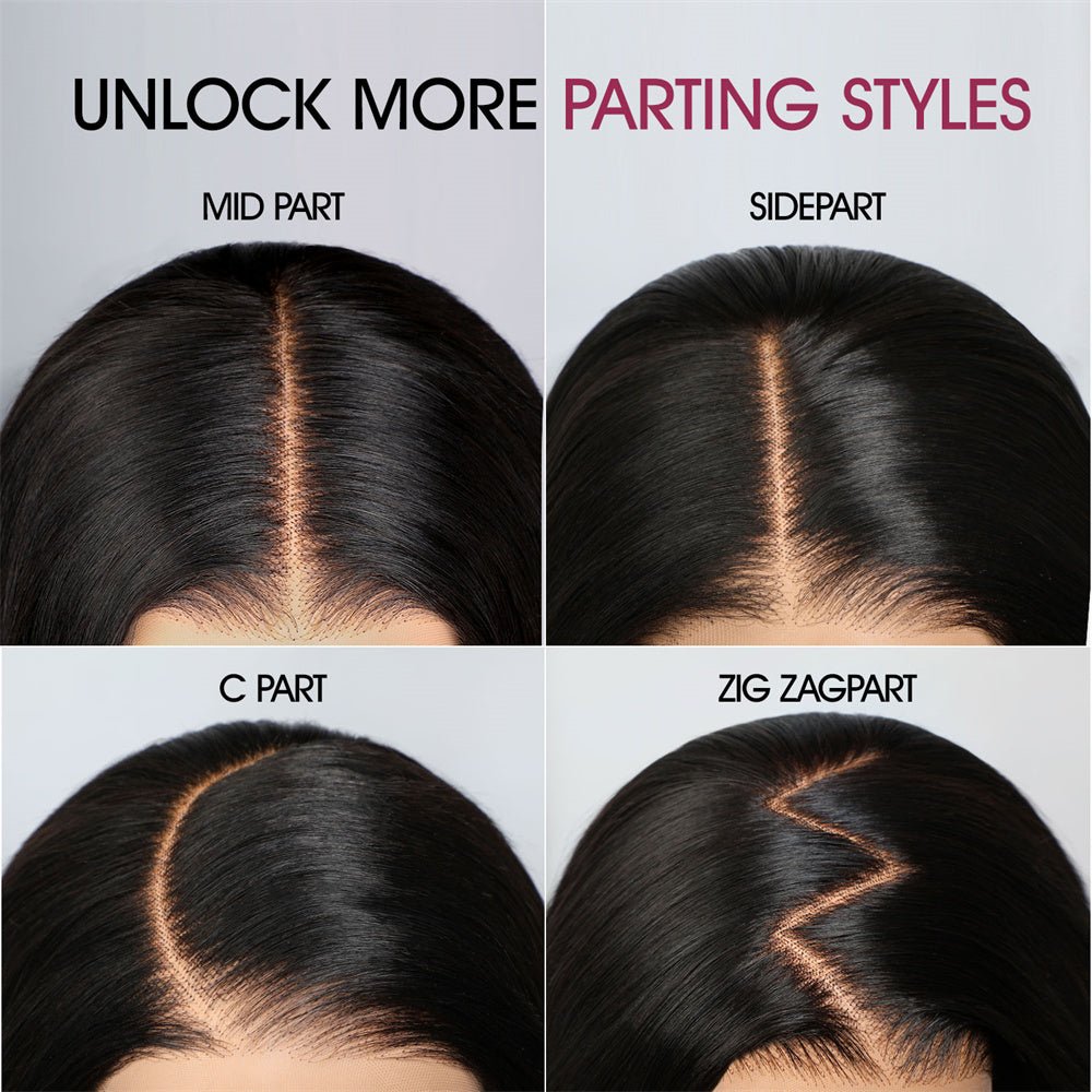 Lemoda 13x4 Lace Frontal Wigs Human Hair Straight Hair HD Transparent Lace Front Wigs for Women - Lemoda Hair