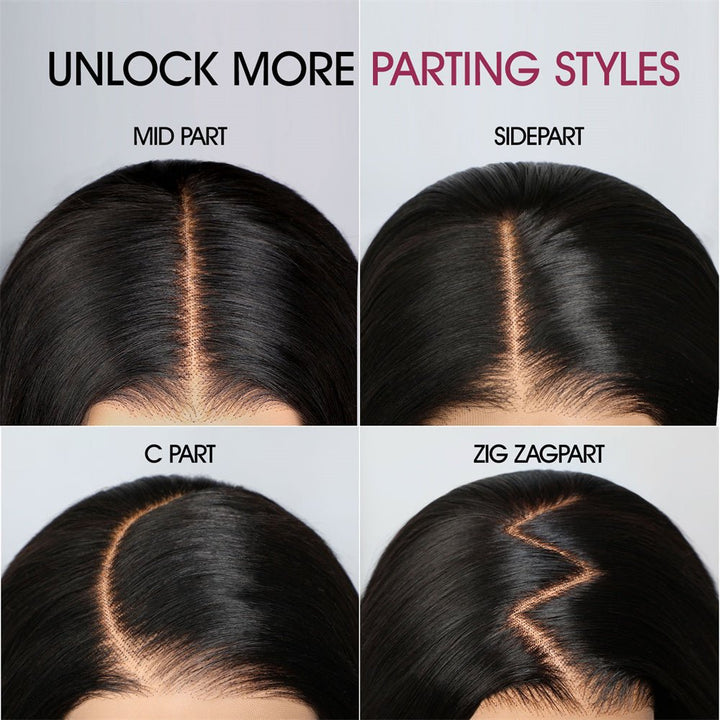 Lemoda 13x4 Lace Frontal Wigs Human Hair Straight Hair HD Transparent Lace Front Wigs for Women - Lemoda Hair