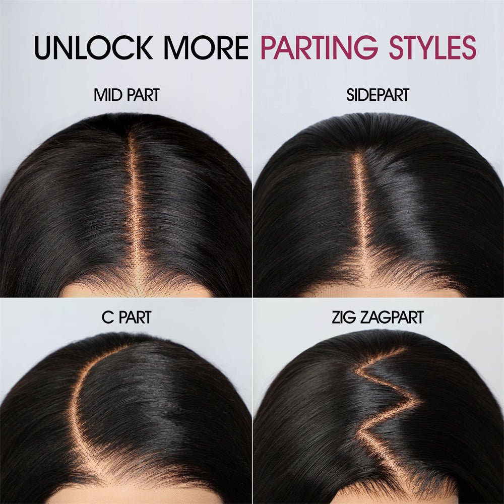 Lemoda 13x6 Body Wave HD Lace Front Wigs Human Hair for Women 13x4 Lace Front Human Hair Wig with Baby Hair Natural Black - Lemoda Hair