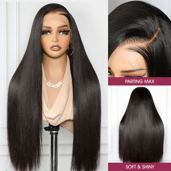 Lemoda 13x6 HD Invisible Full Lace Wig 40 Inches Straight Lace Frontal Human Hair Wigs for Women - Lemoda Hair