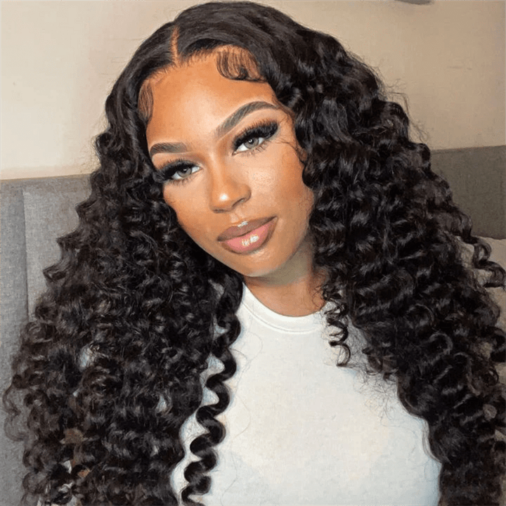 Lemoda 13x6 HD Lace Bouncy Wand Curls With Voluminous 5x5 Pre - Cut Lace Glueless Wear Go Wig - Lemoda Hair