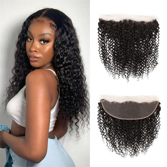Lemoda 13x6 HD Lace Frontal Kinky Curly Ear to Ear Lace Frontal Closure Natural Hairline - Lemoda Hair