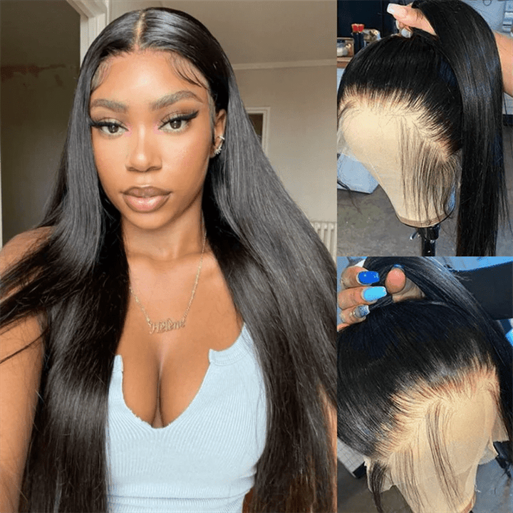 Lemoda 13x6 Lace Front Wig Straight Human Hair Wigs 180% Limited Deals - Lemoda Hair