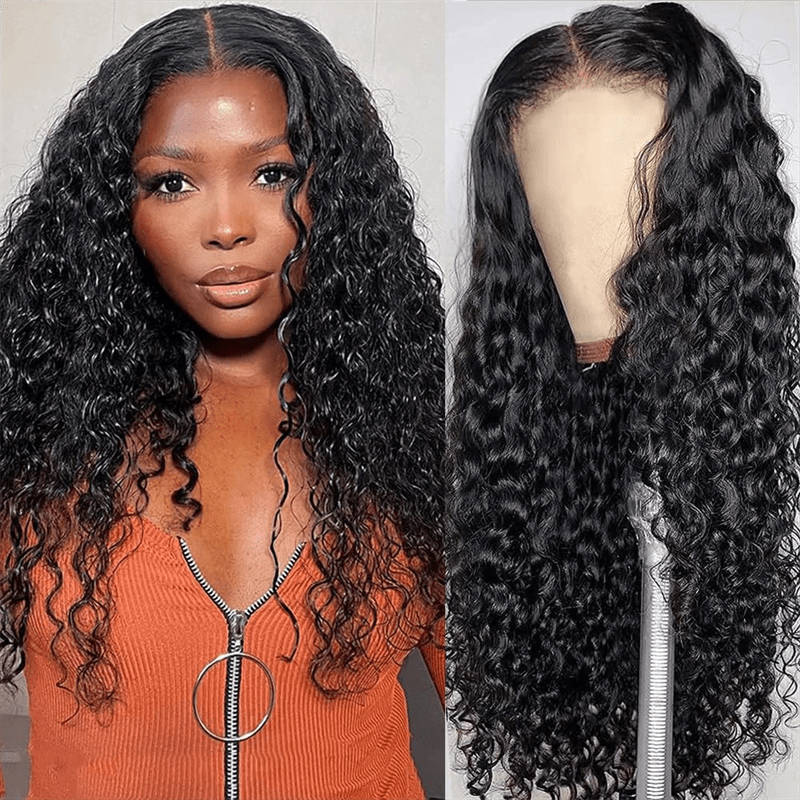 Lemoda 13x6 Lace Frontal Wig Indian Curly Human Hair Wig With Fluffy Bouncy Curls - Lemoda Hair