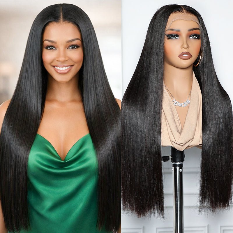 Lemoda 13x6 Lace Frontal Wigs Straight Hair Skinlike HD Lace Human Hair Wigs Long Inches Brazilian Virgin Hair - Lemoda Hair