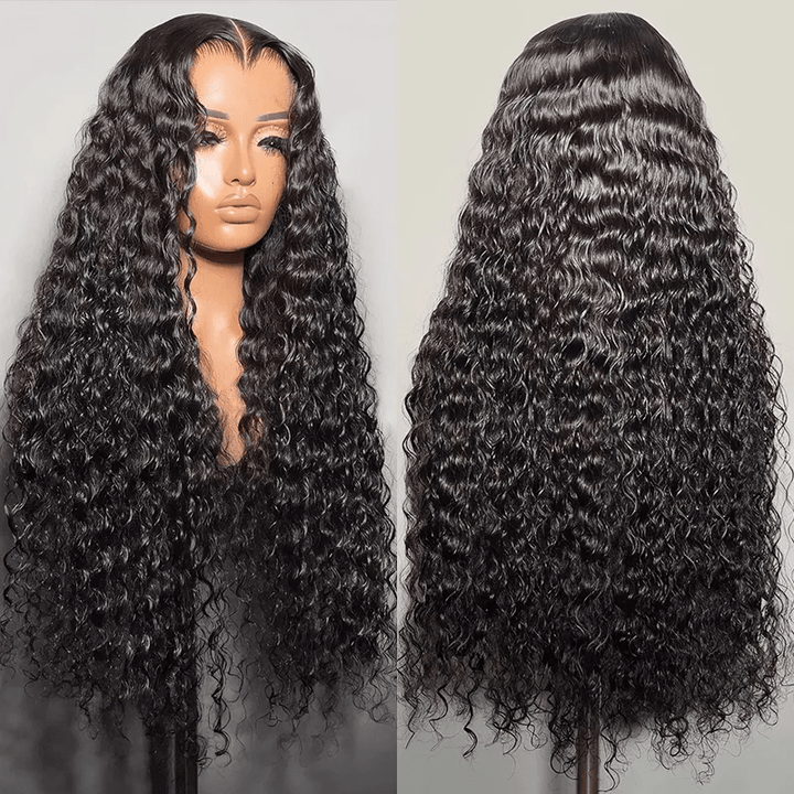 Lemoda 13x6 Real HD Invisible Lace Frontal Wigs Water Wave Human Hair Wigs 250% - Lemoda Hair