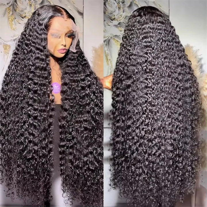 Lemoda 13x6 Real HD Invisible Lace Frontal Wigs Water Wave Human Hair Wigs 250% - Lemoda Hair