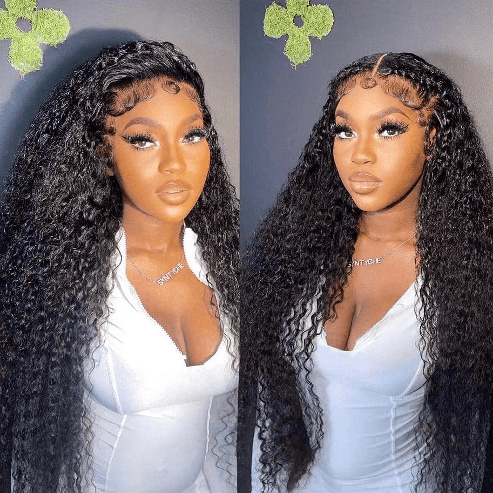 Lemoda 13x6 Real HD Invisible Lace Frontal Wigs Water Wave Human Hair Wigs 250% - Lemoda Hair