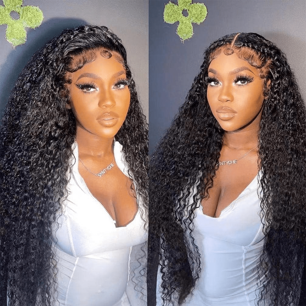 Lemoda 13x6 Real HD Invisible Lace Frontal Wigs Water Wave Human Hair Wigs 250% - Lemoda Hair