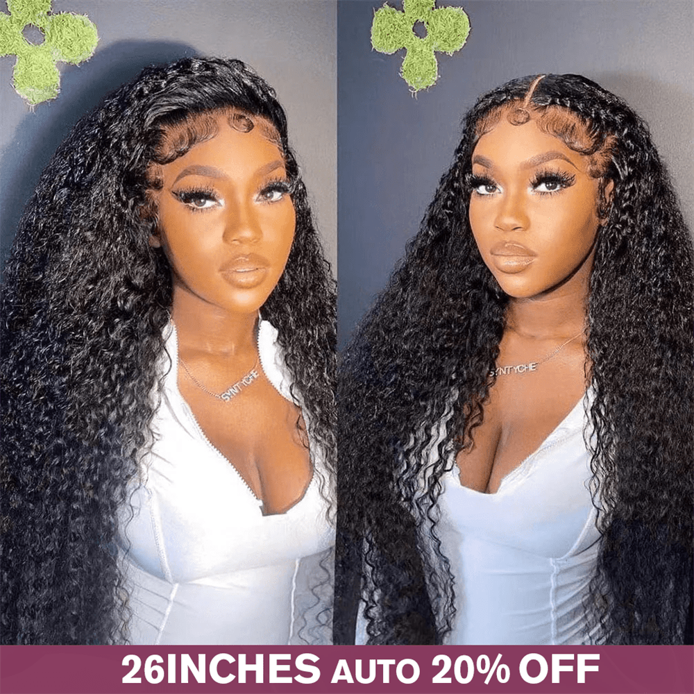 Lemoda 13x6 Real HD Invisible Lace Frontal Wigs Water Wave Human Hair Wigs 250% - Lemoda Hair