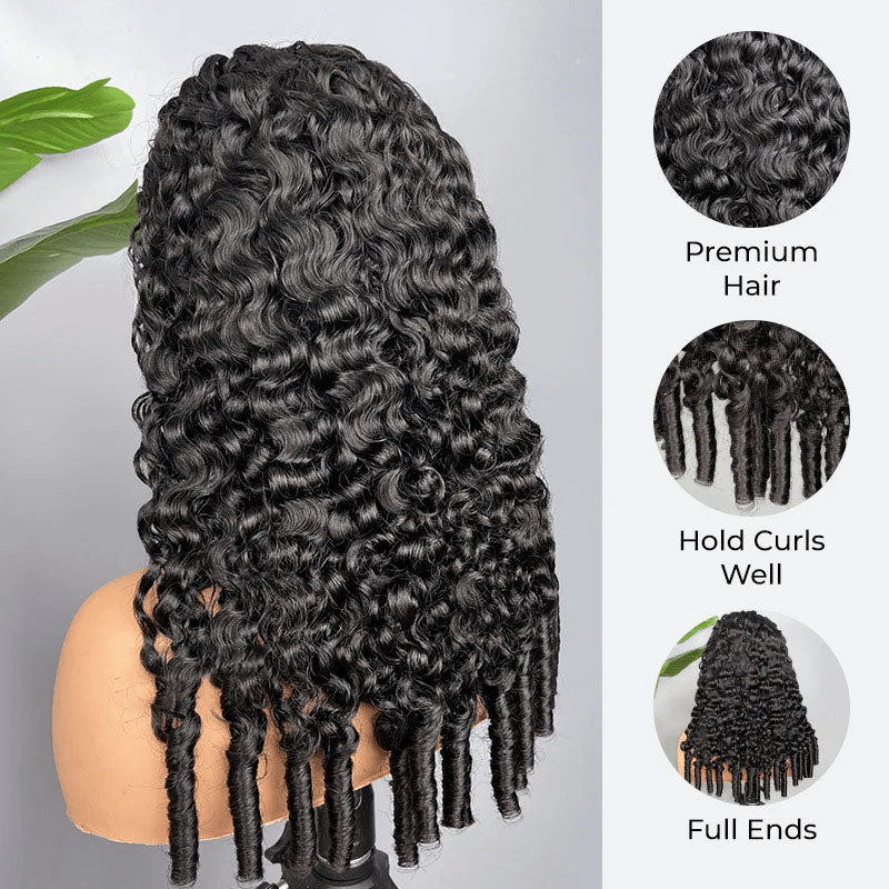 Lemoda 16A Burmese Curly 13x6 HD Lace Full Frontal Human Hair Wigs 250% Density Limited Sale - Lemoda Hair