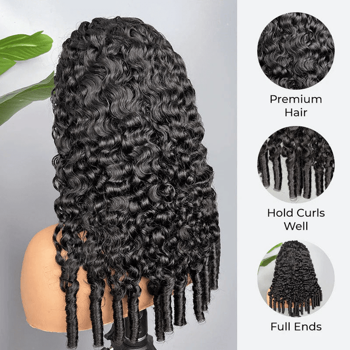 Lemoda 16A Burmese Curly 13x6 HD Lace Full Frontal Human Hair Wigs 250% Density Limited Sale - Lemoda Hair