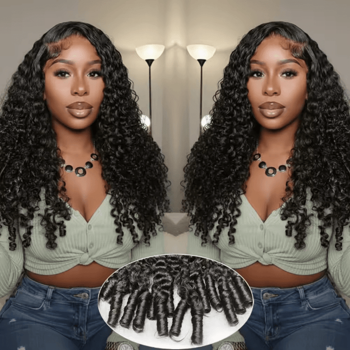 Lemoda 16A Burmese Curly 13x6 Melt Lace Full Frontal Human Hair Wigs 250% Density Limited Sale - Lemoda Hair