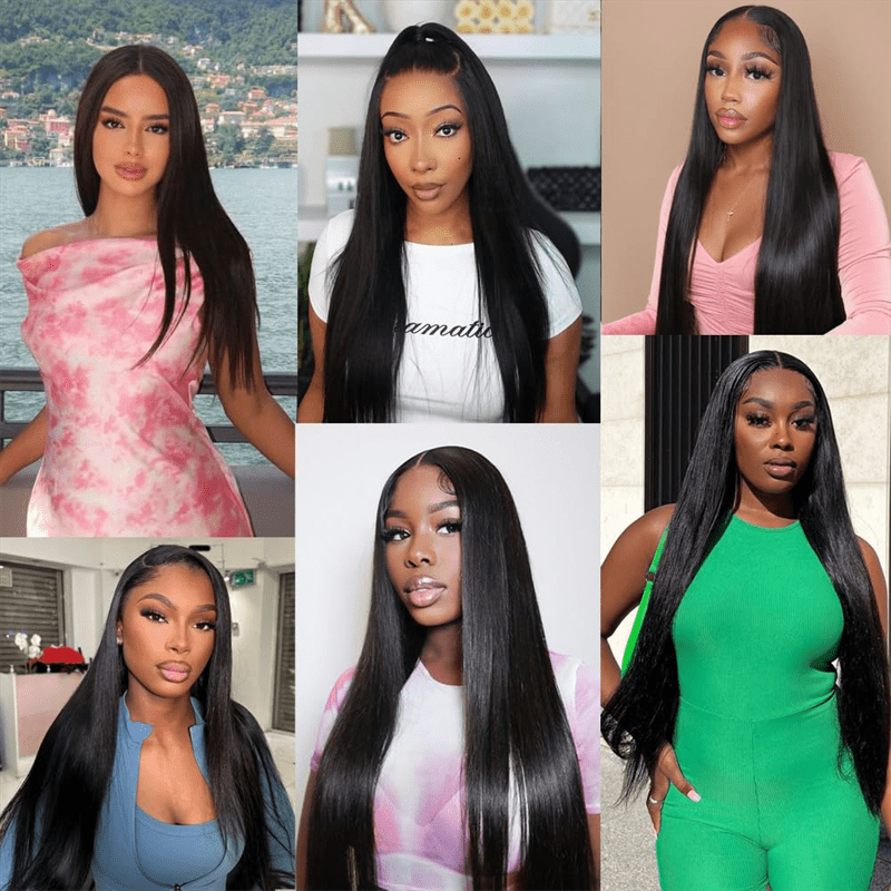 Lemoda 16A Double Drawn Straight Hair Unprocessed Virgin Human Hair Extension - Lemoda Hair