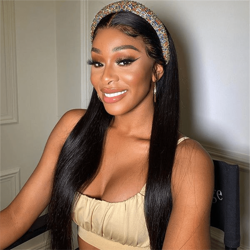 Lemoda 3 In 1 Half Wig Natural Look Invisible Straight Half Wig With Drawstring - Lemoda Hair