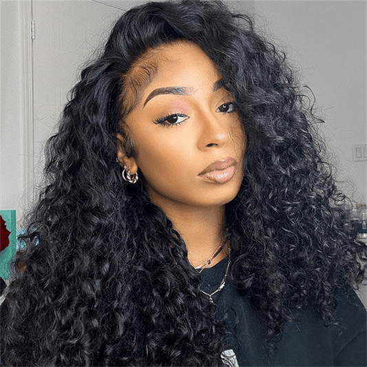 Lemoda 3 In 1 Half Wig Water Wave Flexible Fit Half Wig With Drawstring Beginner Friendly - Lemoda Hair