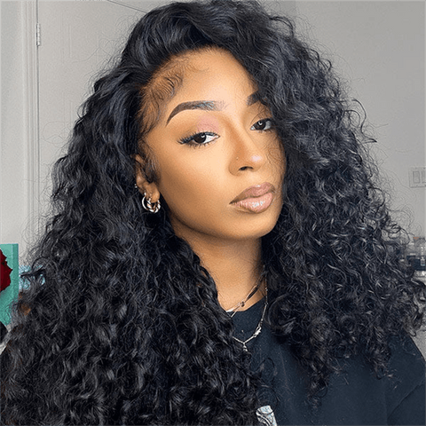 Lemoda 3 In 1 Half Wig Water Wave Flexible Fit Half Wig With Drawstring Beginner Friendly - Lemoda Hair