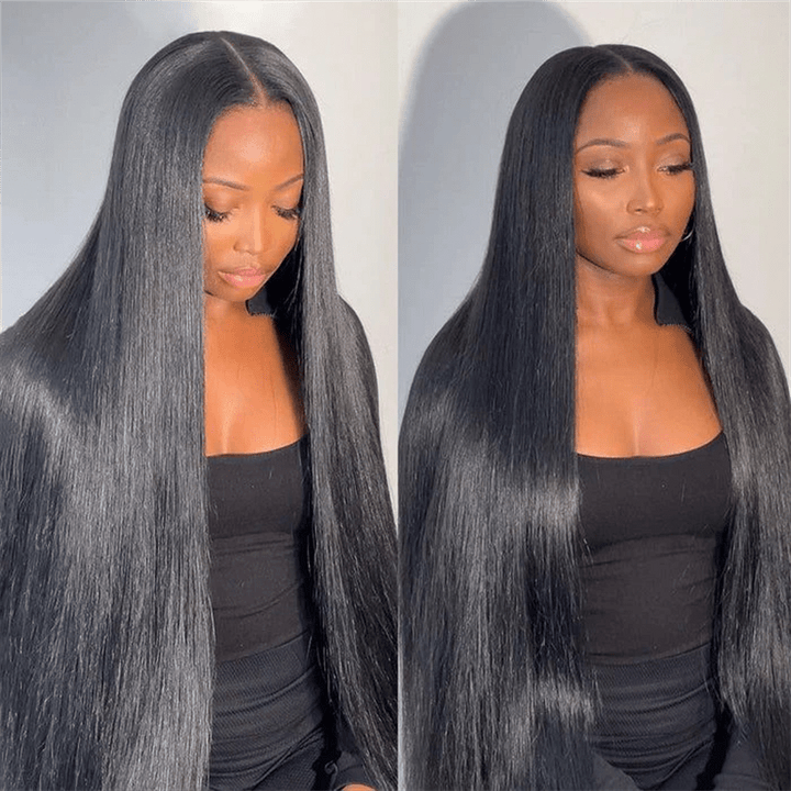 Lemoda 300% Density Silky Straight Human Hair Lace Front Wigs With Flexi - Fit Drawstring - Lemoda Hair