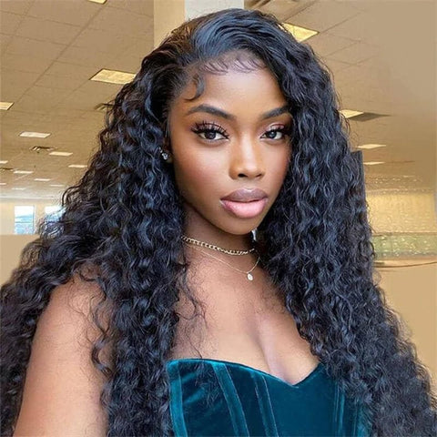 Lemoda 4C Natural Edges 13x4 13X6 HD Invisible Lace Front Wigs Water Wave Human Hair Wigs With Realistic Hairline - Lemoda Hair
