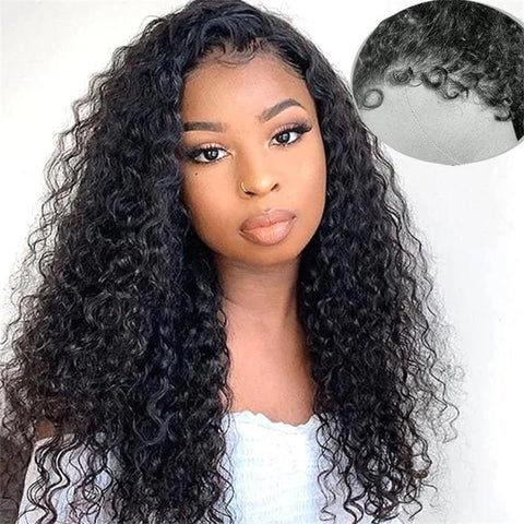 Lemoda 4C Natural Edges 13x4 13X6 HD Invisible Lace Front Wigs Water Wave Human Hair Wigs With Realistic Hairline - Lemoda Hair