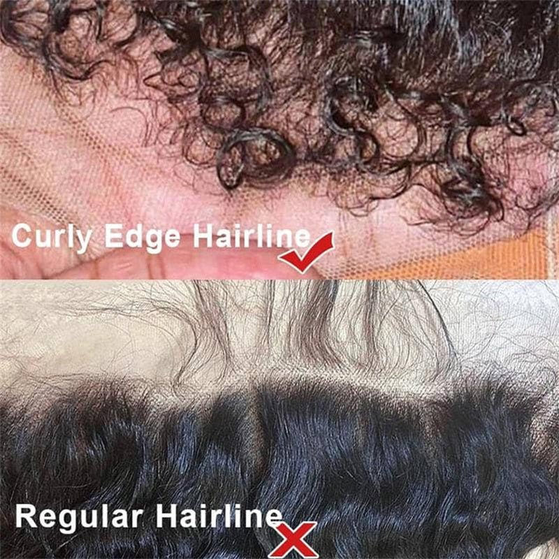 Lemoda 4C Natural Edges 13x4 13X6 HD Invisible Lace Front Wigs Water Wave Human Hair Wigs With Realistic Hairline - Lemoda Hair