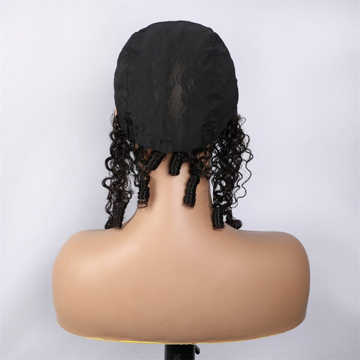 Lemoda 5x7 Lace Closure Wig Cap Burmese Curly Human Hair - Lemoda Hair