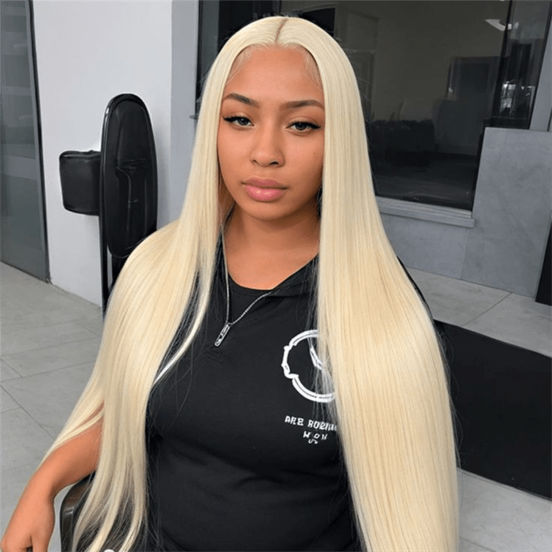 Lemoda 613 Blonde 13x6 Lace Front Wigs Straight Human Hair Transparent Lace Wig 250% - Lemoda Hair