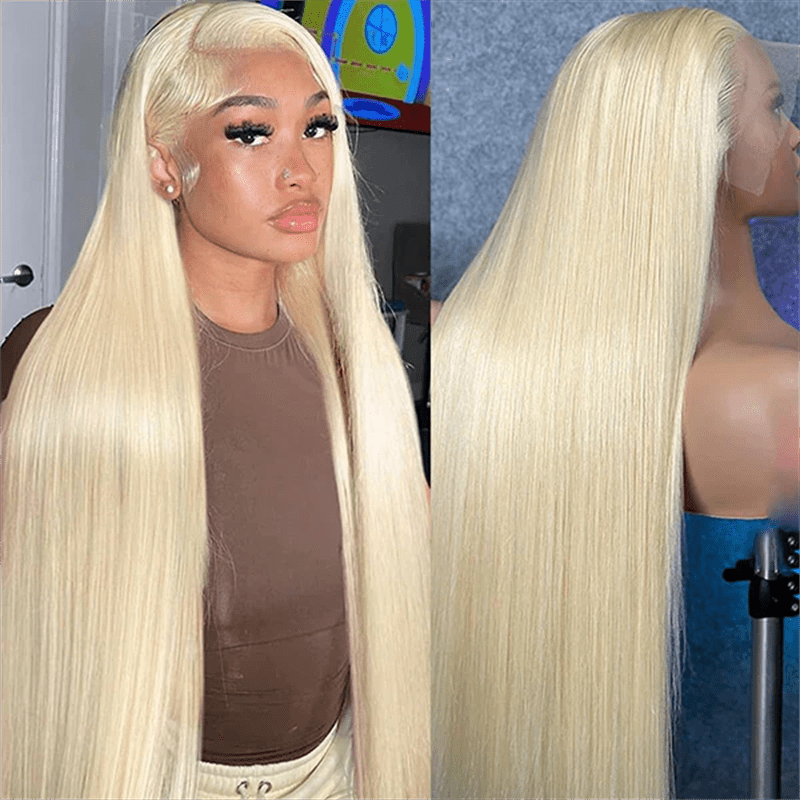 Lemoda 613 Blonde Human Hair 13x6 HD Invisible Lace Front Wigs 180% - Lemoda Hair