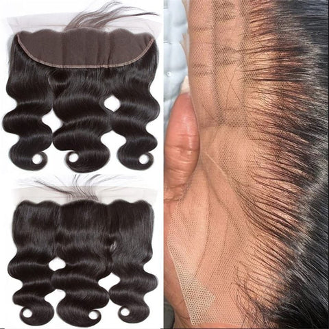 Lemoda Body Wave 13x4 HD Lace Frontal Brazilian Virgin Hair Ear to Ear Lace Frontal Closure - Lemoda Hair