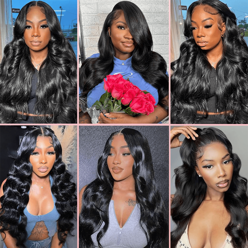 Lemoda Body Wave 3 Bundles With 4x4 Lace Closure Human Hair Extensions - Lemoda Hair