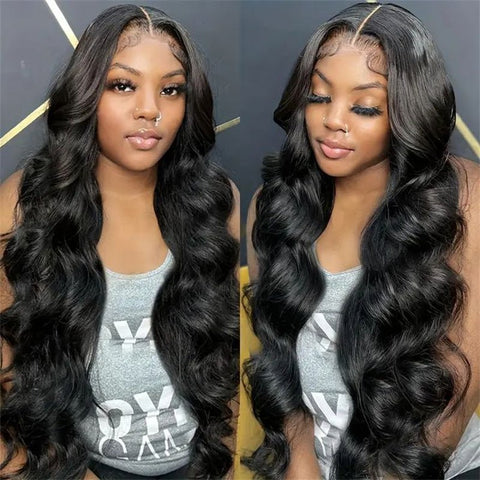Lemoda Body Wave 4x4 Lace Closure Wigs Pre Plucked HD Invisible Human Hair Wigs for Women - Lemoda Hair