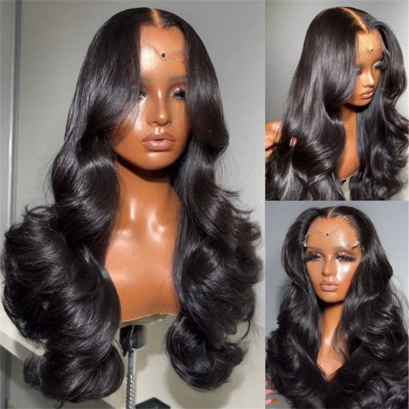Lemoda Body Wave 4x4 Lace Closure Wigs Pre Plucked HD Invisible Human Hair Wigs for Women - Lemoda Hair