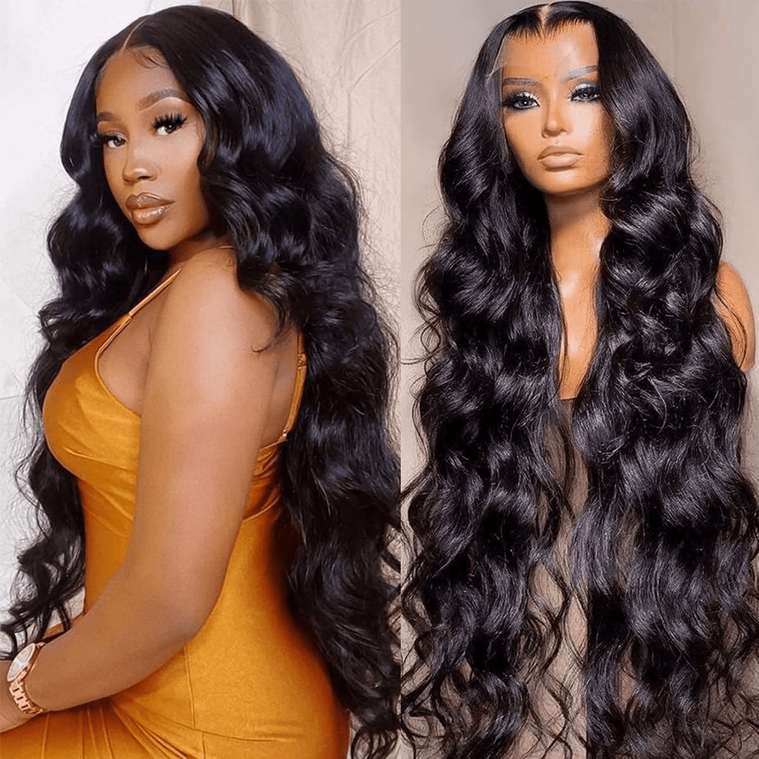 Lemoda Body Wave 7x5 Lace Closure Wig Human Hair Bleached Knots Glueless Wig - Lemoda Hair