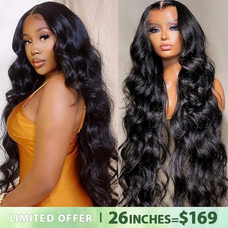 Lemoda Body Wave 7x5 Lace Closure Wig Human Hair Bleached Knots Glueless Wig - Lemoda Hair