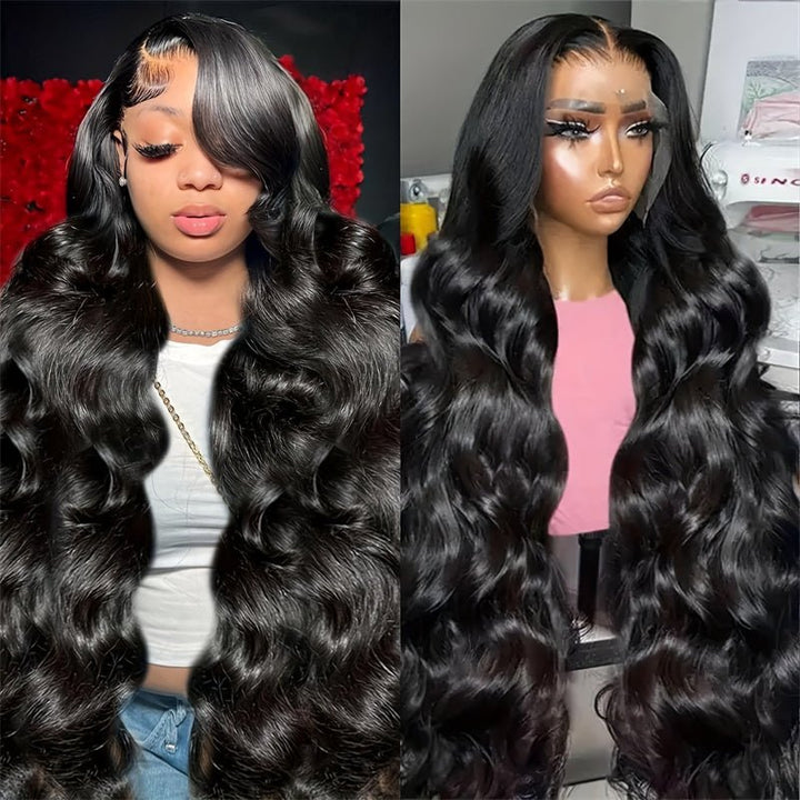 Lemoda Body Wave Lace Front Wigs 13x6 HD Transparent Lace Frontal Wig Human Hair for Women - Lemoda Hair