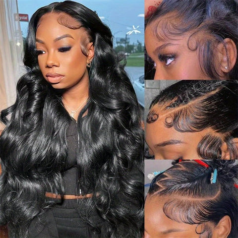 Lemoda Body Wave Lace Front Wigs 13x6 HD Transparent Lace Frontal Wig Human Hair for Women - Lemoda Hair