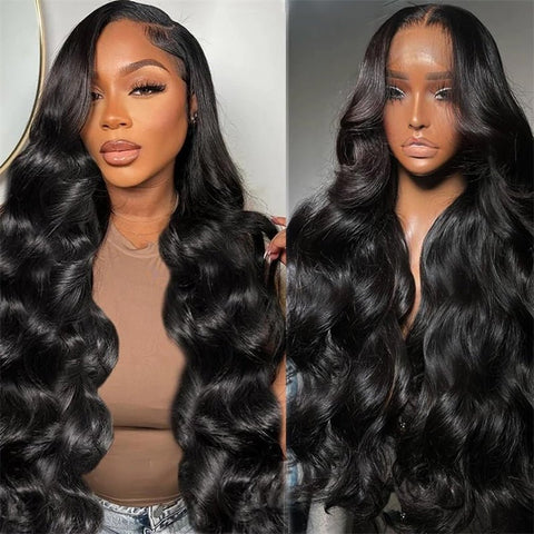 Lemoda Body Wave Lace Front Wigs 13x6 HD Transparent Lace Frontal Wig Human Hair for Women - Lemoda Hair