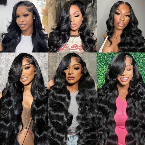 Lemoda Body Wave Lace Front Wigs 13x6 HD Transparent Lace Frontal Wig Human Hair for Women - Lemoda Hair
